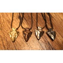 Arrowhead Necklace Leaf Form