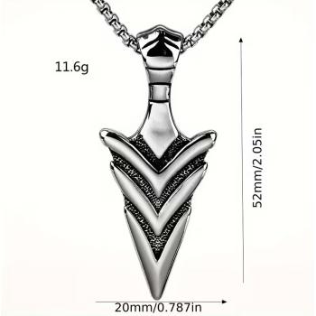 Arrowhead Necklace from stainless steel