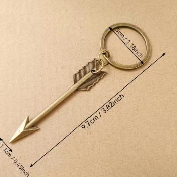  Keychain with Zinc Alloy Arrow