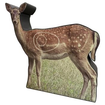 2D Fallow deer coloured 17cm
