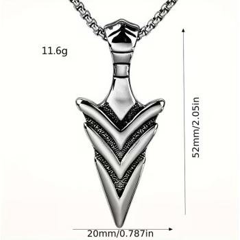 Arrowhead Necklace from stainless steel