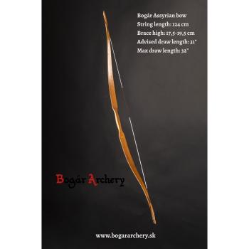 Bogár Assyrian Bow 44#, Natural