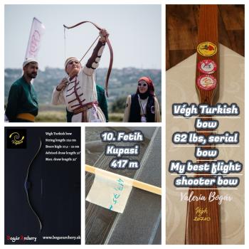 Végh Turkish Bow 38#, Honeybrown