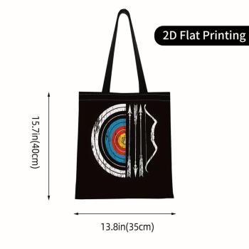 Leisure bag with an archery pattern