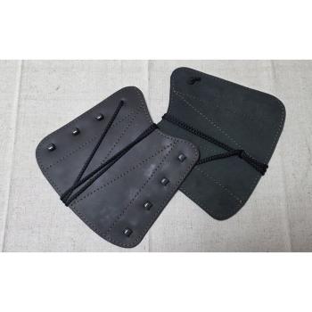 Traditional brown armguard from leather