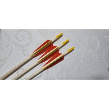 Wooden children arrow PB spruce yellow/orange 5/16